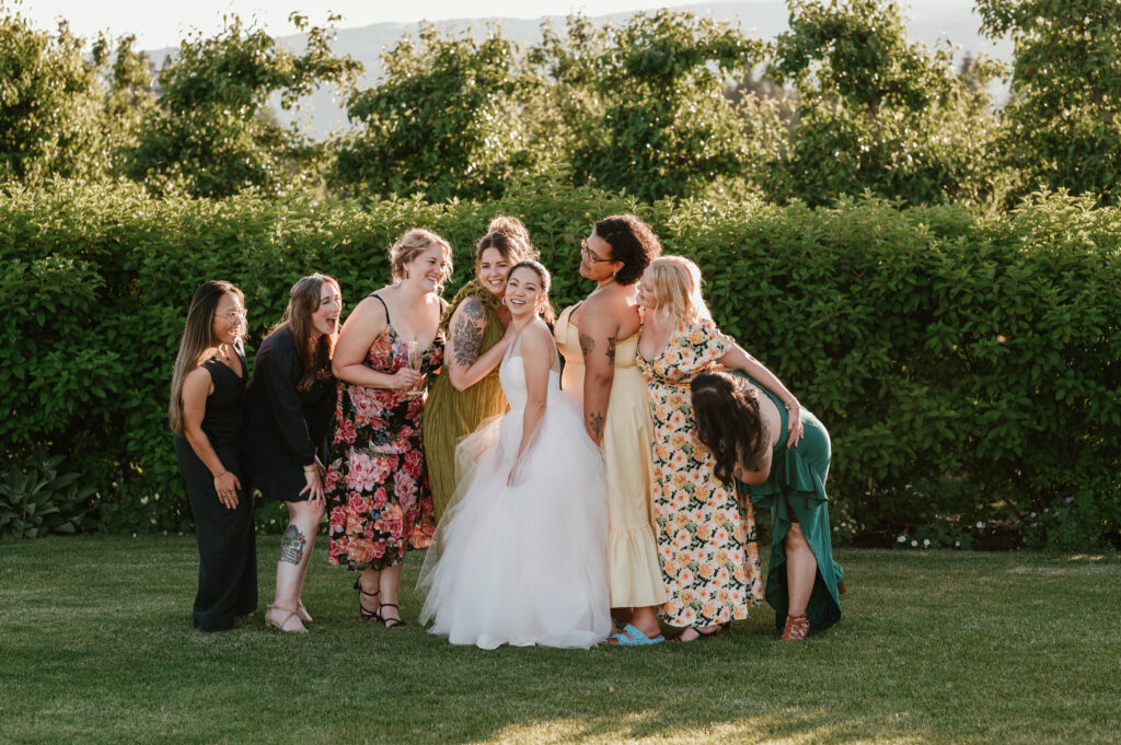 bridal party portraits