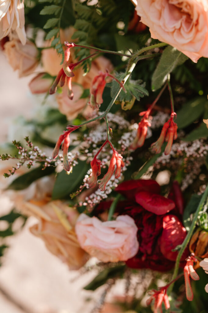 wedding flower details 