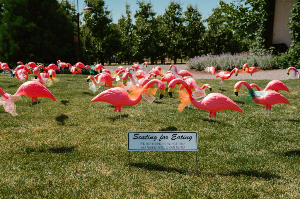 Unique wedding favor at the orchard in hood river