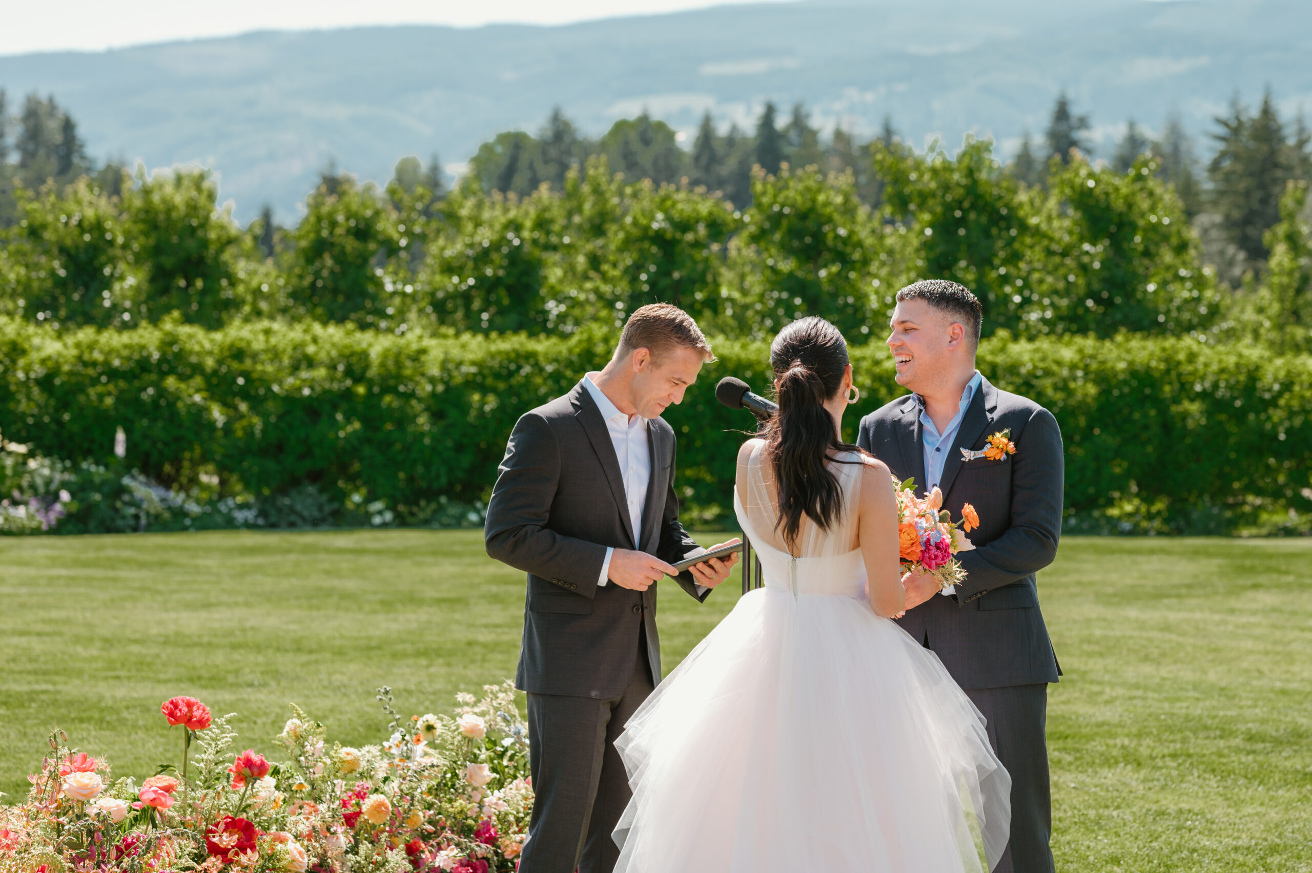 wedding ceremony flowers