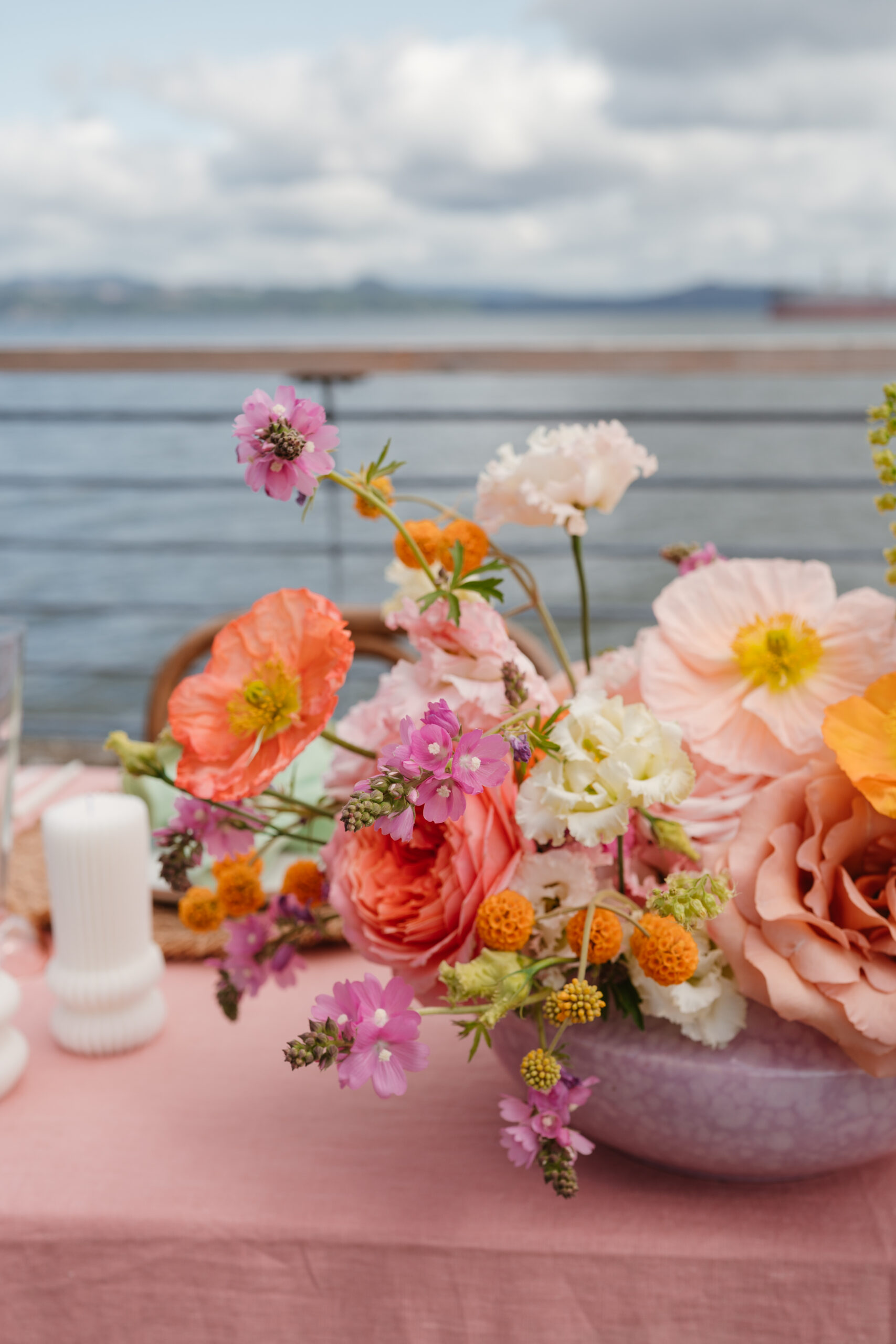 colorful spring flowers for wedding